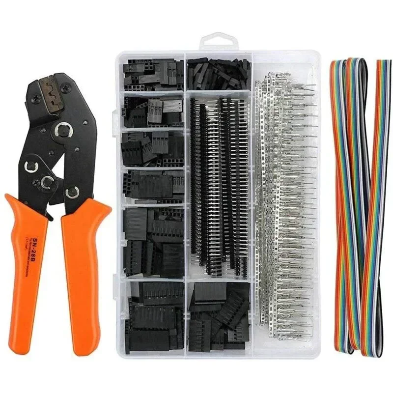 

Ferrule Wire Pliers Crimping Sn-28b+1550pcs kit Crimper Dupont Clamp tool Hand Set Terminals Terminal
