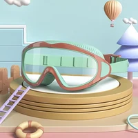 Lunettes de natation pour enfants ; antibuée et anti-ultraviolets ; lunettes de natation grand angle ; lunettes de piscine imperméables pour enfants ; sui 4
