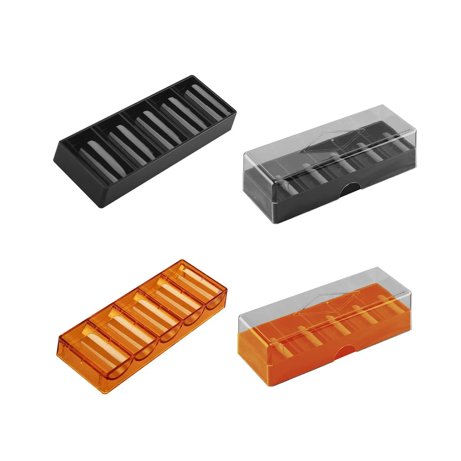 

Acrylic Chips Tray Holds 100 Chips Organizer Carrier Multipurpose Chip Holder Chips Rack for Party Game Clay Chips Family