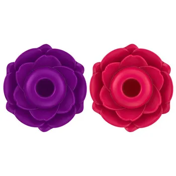 Rose sucker vibrating teasing egg female masturbator sex toys adult products 3