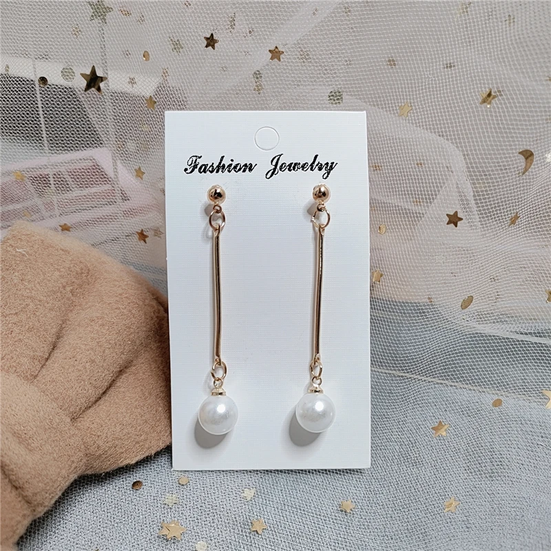 

Korean Pearl Earrings Elegant Temperament Earring Fashion Jewelry Accessories