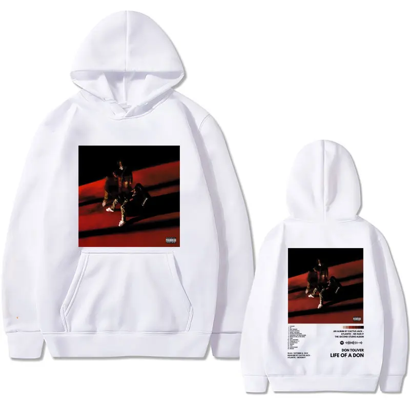 Rapper Don Toliver Life of A Don Music Album Graphic Print Hoodie Unisex Hip Hop Fashion Sportswear Men Women Oversized Pullover