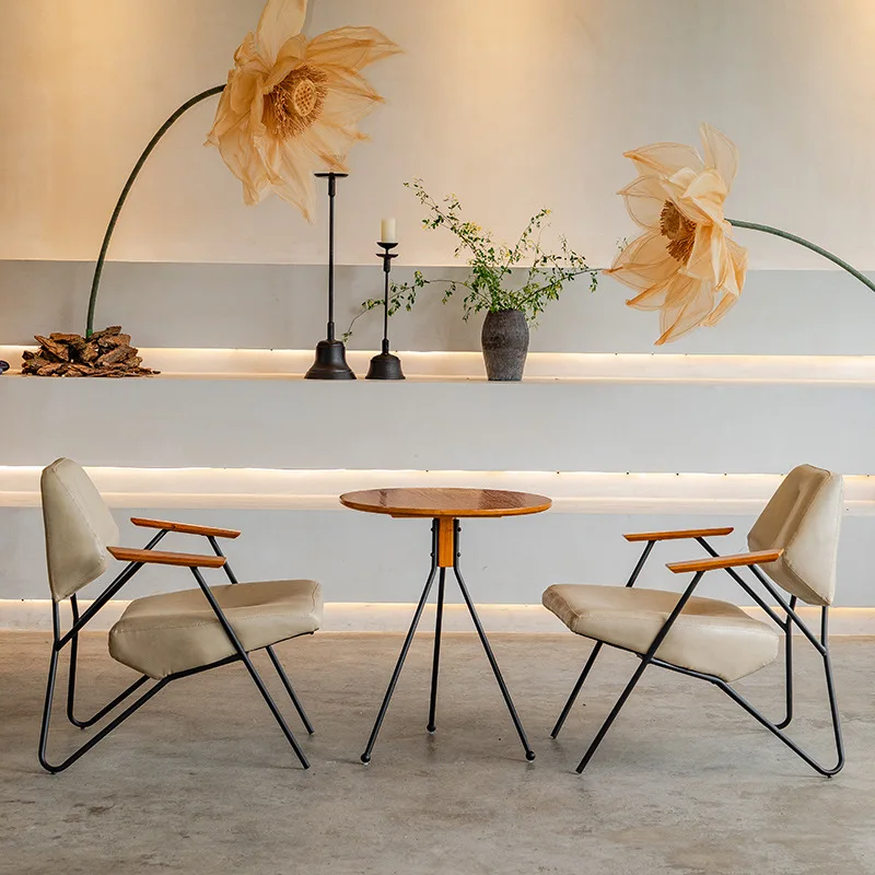 

Internet Celebrity Bar Quiet Bar Sofa Set Dessert Shop Milk Tea Shop Coffee Shop Table and Chair Combination Leisure Negotiation