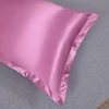 1pc 100% Waterproof  Silky satin Pillow Protector, satin body Pillowcase Protector  Soft Comfortable long Pillow Covers 5