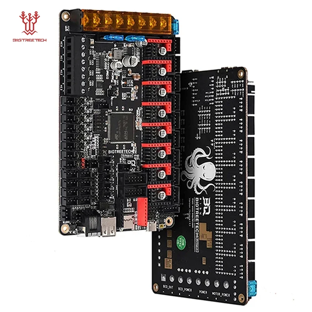 Фото Материнская плата BIGTREETECH Octopus V1.1, 32-битная плата управления TMC2209 TMC5160T, запчасти для 3D-принтера VS SKR V1.4 Turbo для Voron 2,4 CR10 №1