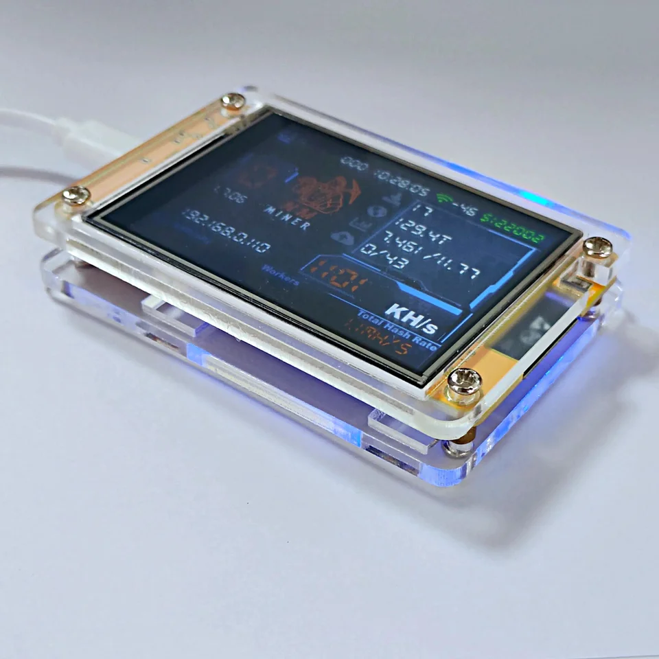 NMMiner NerdMiner CYD Hashrate 960KH/s 2.8 inch Cheap Yello Display Lucky  Miner ESP32-2432S028 Crypto Solo Lottery Bitcoin DROOM - AliExpress