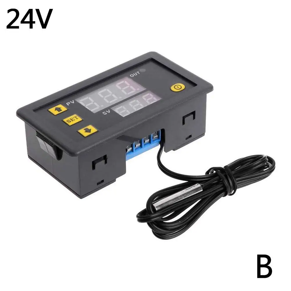 Thermostat Numérique XH-W3001 - 220V, Sonde NTC 10K, Contrôle Chauffage/Refroidissement - Pour Aquarium, Serre