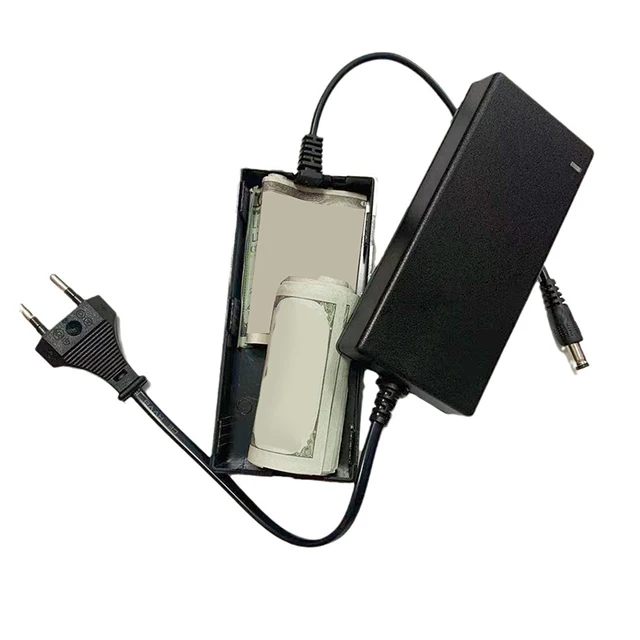 Simulated Computer Charger Money Safe Box Key Cash Hidden Storage Creative Container Hiding Spot Prevent Robbers/Thieves 4