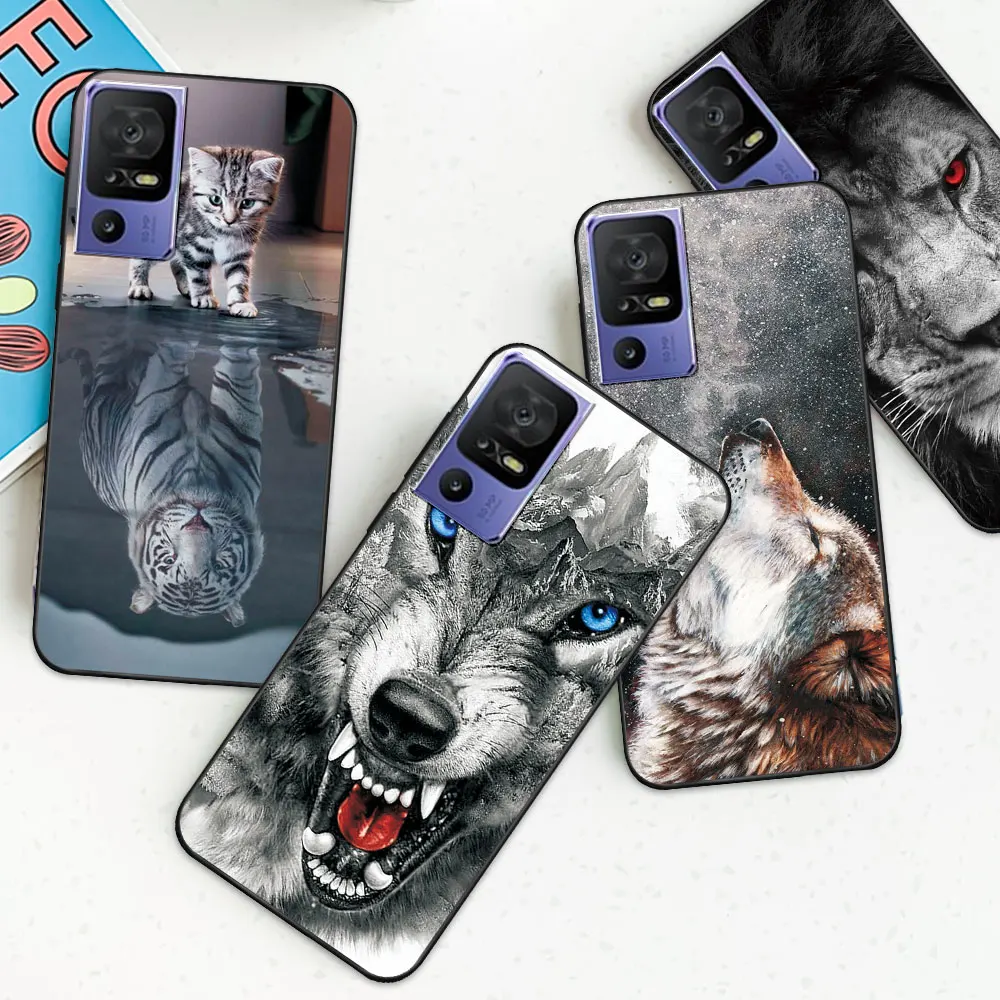 Case For TCL 40 SE Coque tcl 40 SE TPU Soft Silicone Fashion Phone