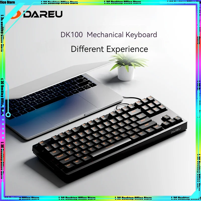 Механическая клавиатура Dareu Dk100, 87 клавиш, Type-c
