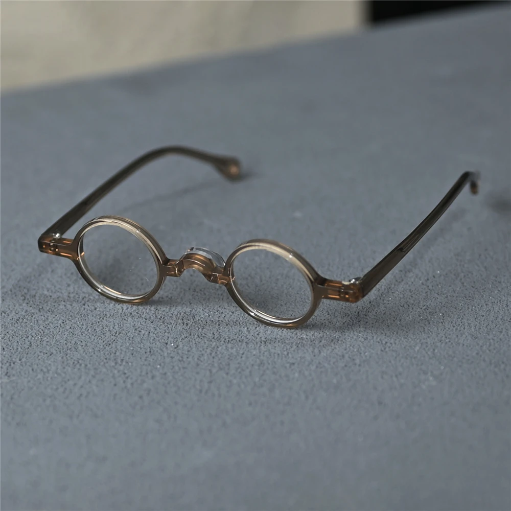 Cubojue Women's Full Rim Round Acetate Eyeglasses