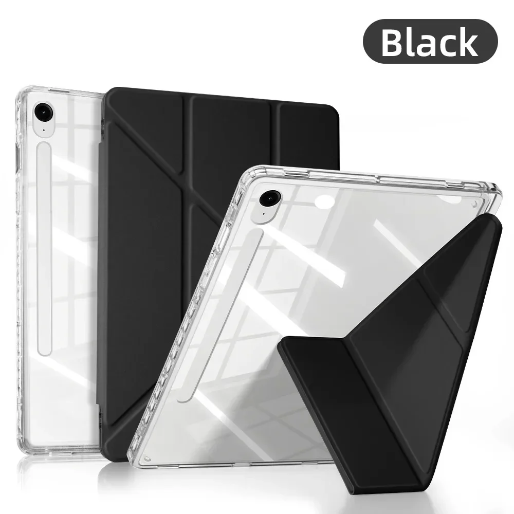 Versatile Y-Fold Stand Smart Tablet Case with Pencil Holder