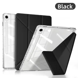 Versatile Y - Fold Stand Smart Tablet Case with Pencil Holder - Tab A9  8.7in (Black)