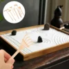 Zen Garden Rake Sandbox Garden Rake Meditation Zen Garden Accessories Meditation Tools Home Decor Relaxation Handcrafted 4