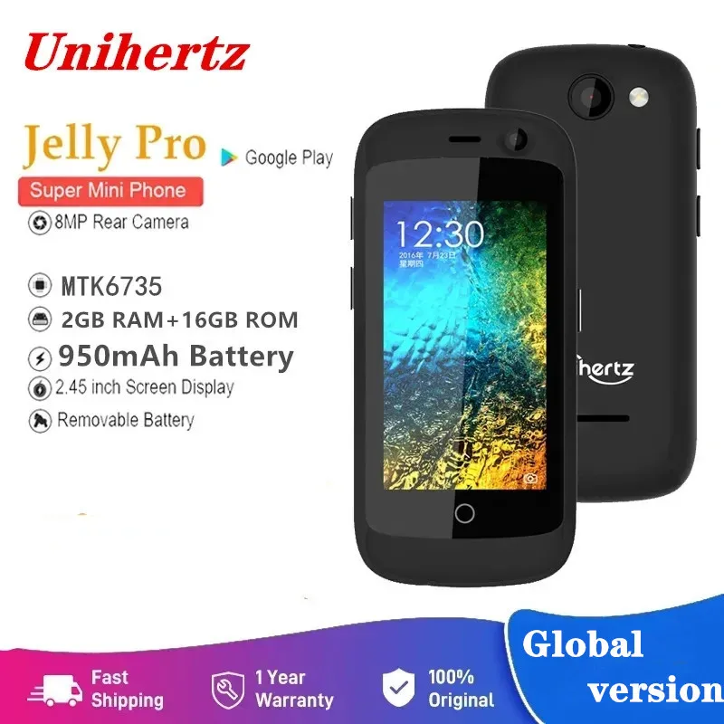 מקורי חדש Unihertz ג 'לי פרו סופר מיני Smartphone 2GB + 16GB אנדרואיד 7 ...