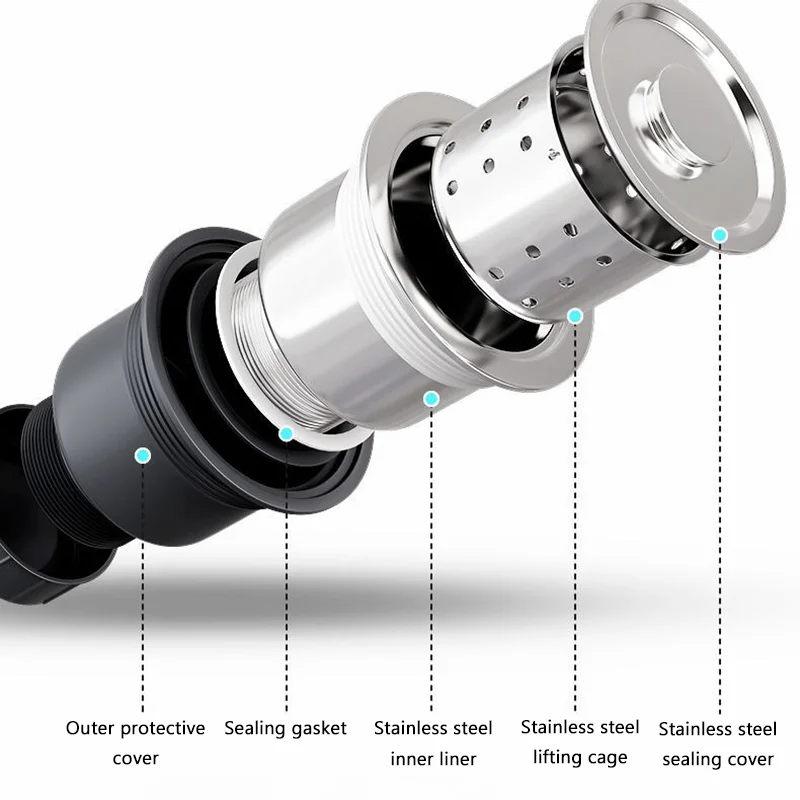 Mobile Edelstahl Spüle Mit Ständer - Freistehende Küchenspüle Für Garten & Garage