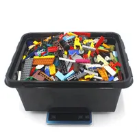 1500g DIY MOC Random Assembly Building Blocks Bulk Basic Parts Classic Model Bricks Creative City Sets Kid Educational Toys Gift 1