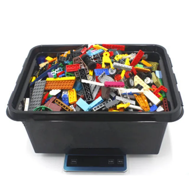 1500g DIY MOC Random Assembly Building Blocks Bulk Basic Parts Classic Model Bricks Creative City Sets Kid Educational Toys Gift 1