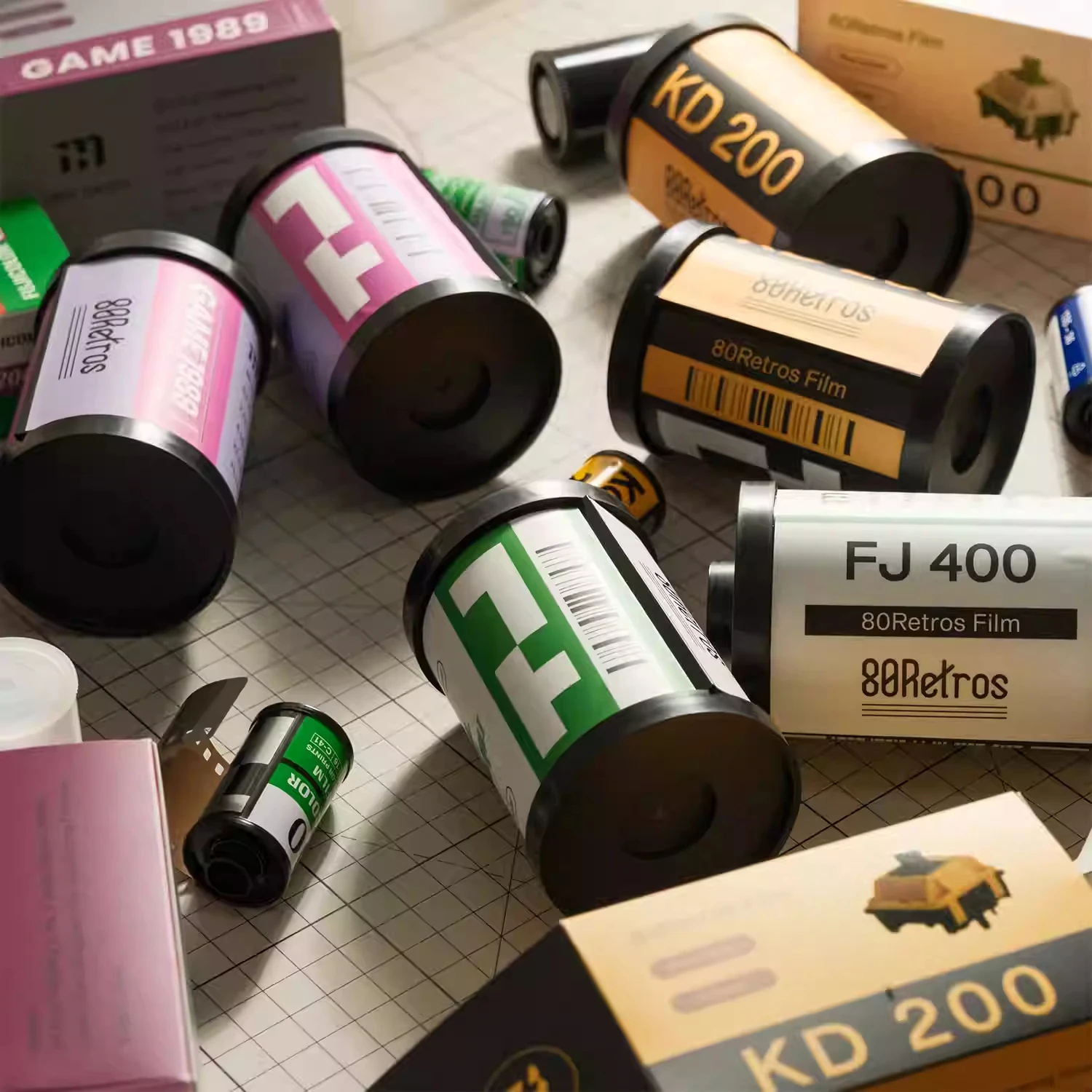 80Retros x HMX GAME 1989 / KD200 / FJ400 Film Switch Mechanical