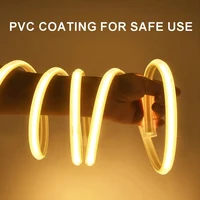 COB LED Strip 220V High Brightness Led Light Waterproof Flexible Ribbon Tape for Room Bedroom Kitchen, Outdoor Garden Lighting 2