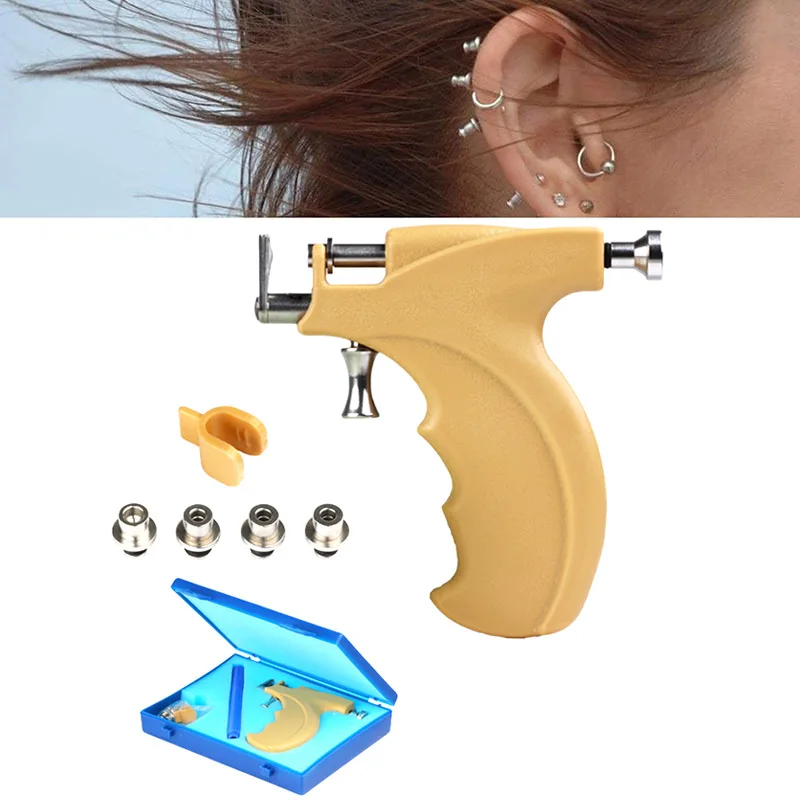 EarPiercingToolKitEarringPericingsGunPiercerMachineStudsHole