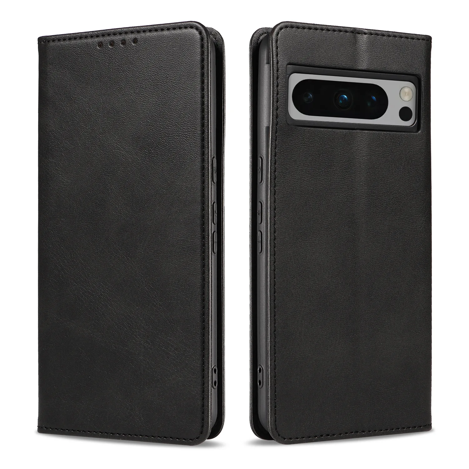 Luxury Leather Business Phone Case - Solid Soft TUP & Hard PC Cover