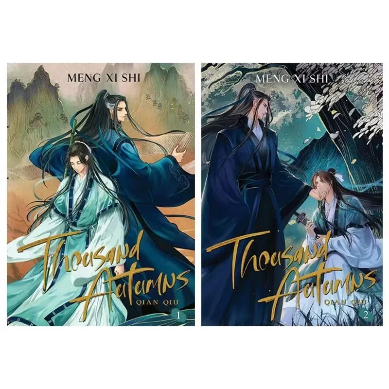 

Qian Qiu English Comic Novel Thousand Autumns Volume 1-2 English Version Of Ancient Chinese Romance Novels Manga Book