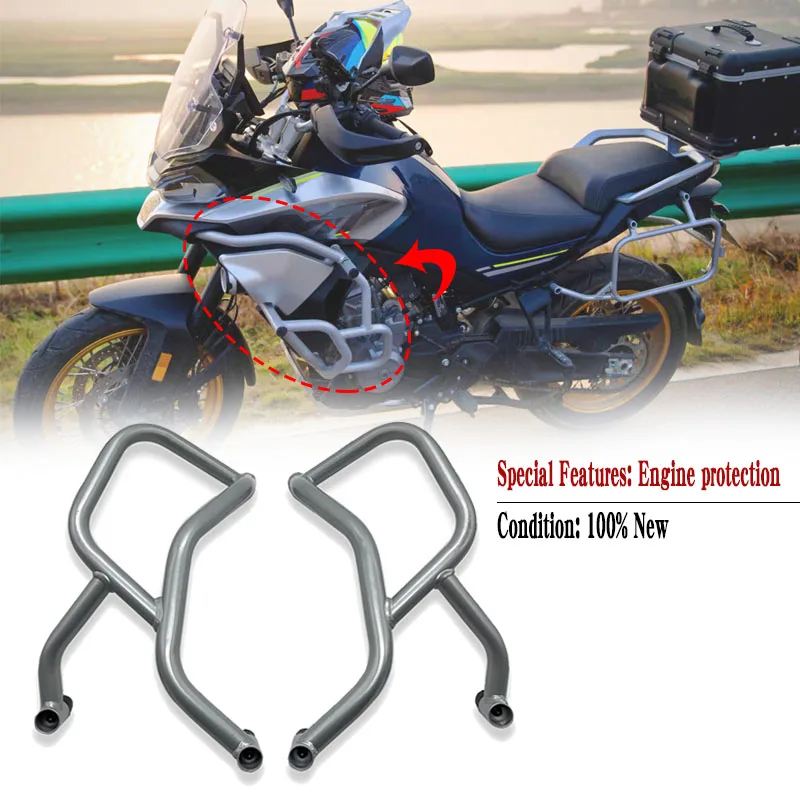 Nuovo 800 MT accessori moto protezione motore paraurti Crash bar Stunt