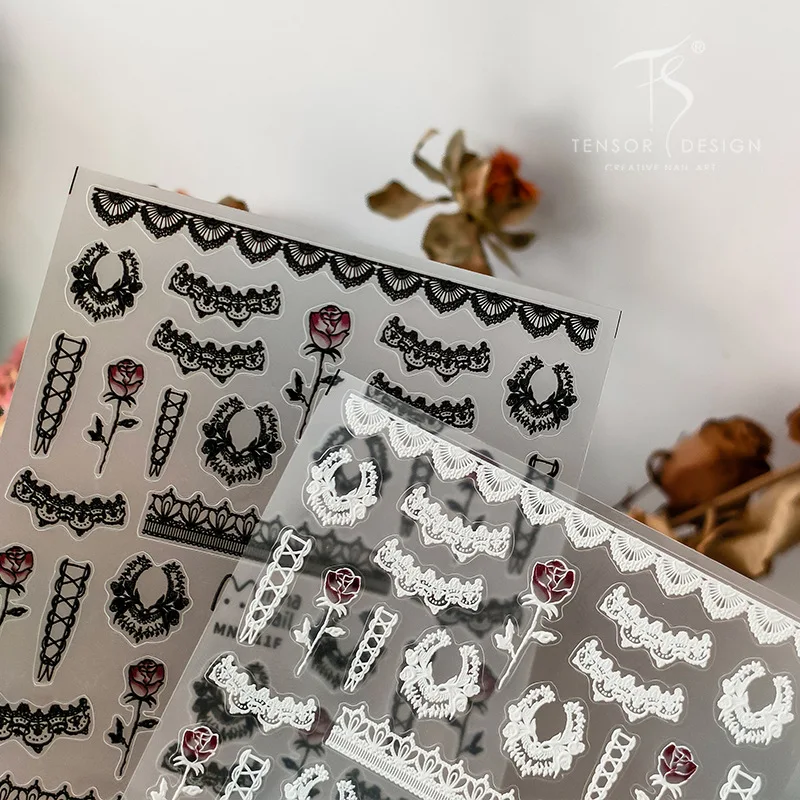 

[Meow.Sensei] Thin Transparent Nail Stickers Paper Ins Adhesive Nail Sticker Nail Stickers Ornament Mn Joint-Name Series