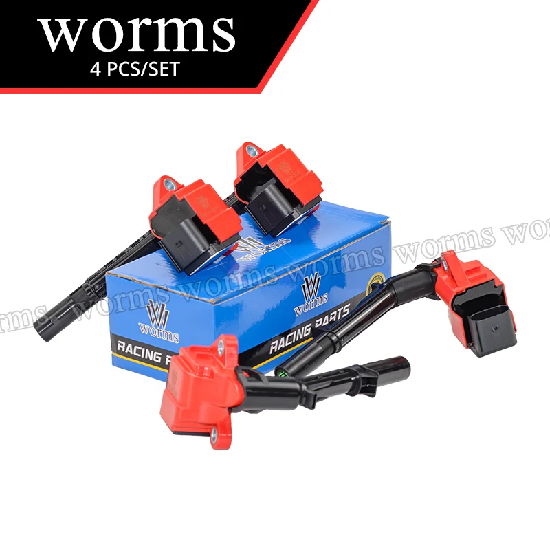 Quality Ignition Coil & NGK Spark Plug 4PCS for Mercedes Benz C300 CLA250 2.0L