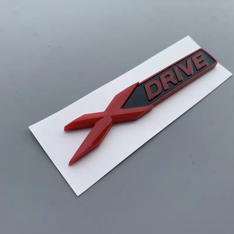 3D ABS Logo Xdrive Emblem Car Trunk Badge Nameplate Xdrive Sticker For Xdrive 320d 320i 530d 525d E60 F10 G20 Accessories