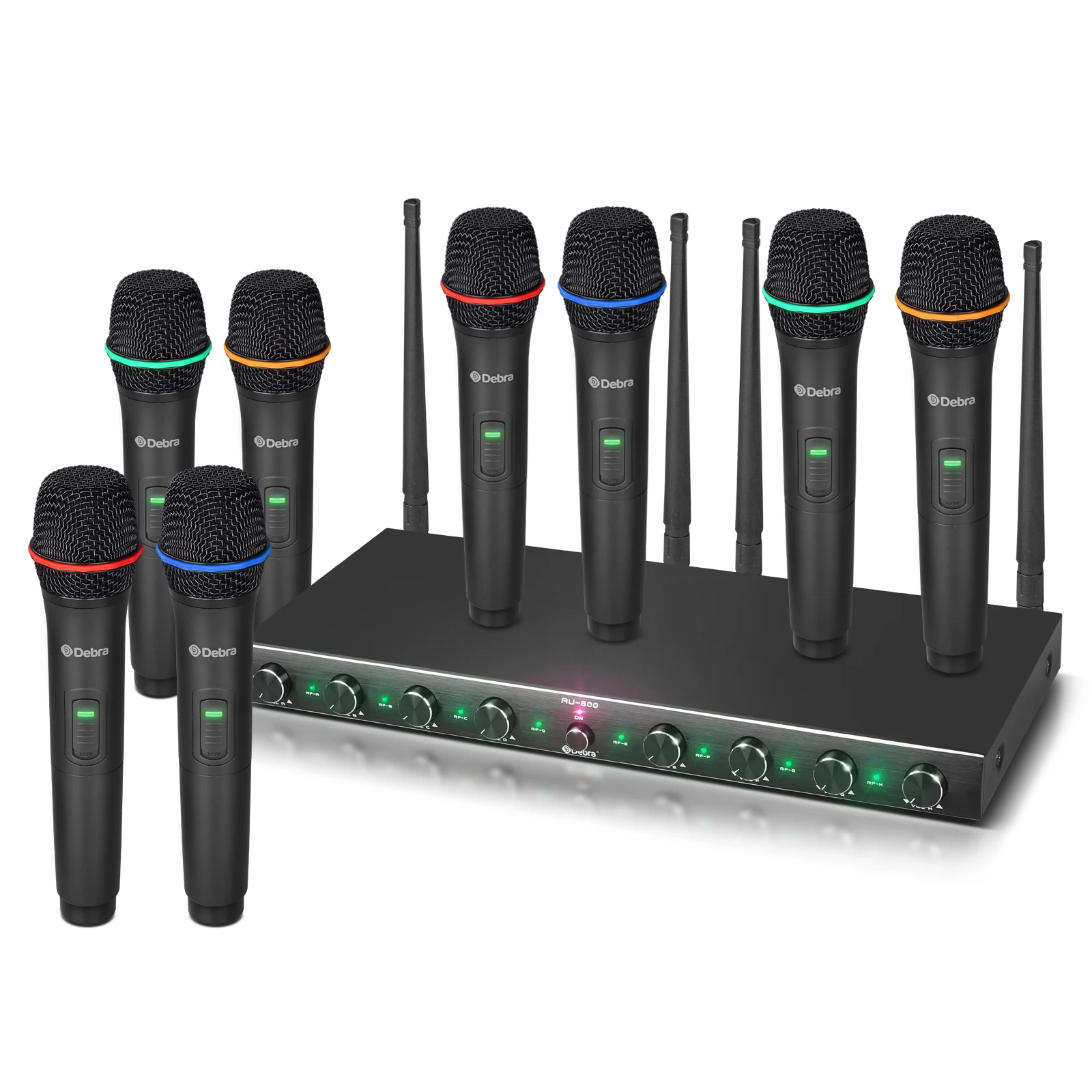 【ワイヤレスマイク】debra AU-400／モノラル出力＋ステレオ変換端子付属 Debra Audio AU400 wireless microphone system