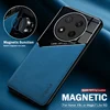 Magnetic Leather Back Cover For Honor Magic7 Lite 7Lite Light X9c Magic7Lite HonorX9c Honer X 9c TPU Soft Frame Shockproof Coque 1