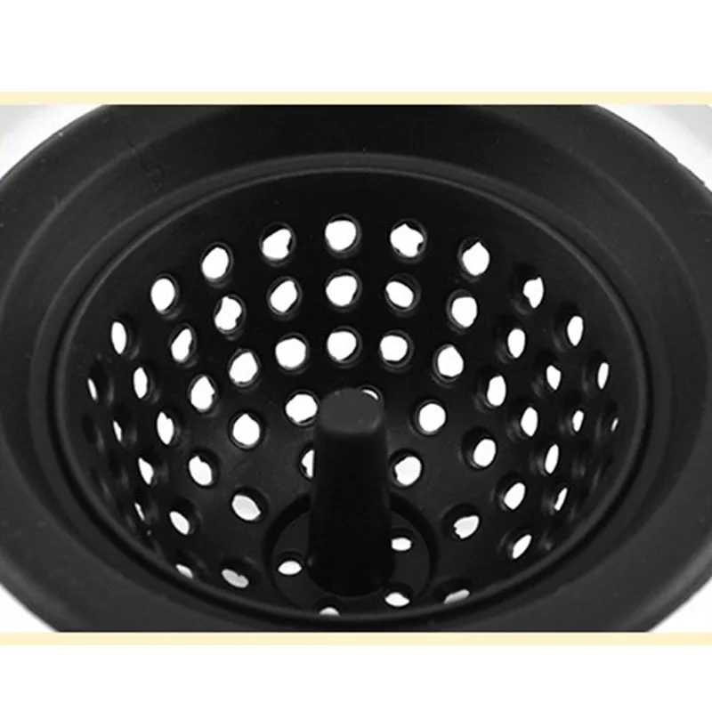 Kitchen Silicone Sink Strainer Basin Sink Drain Stopper Filter Bathtub Colanders Sewer Strainer Clean Tool