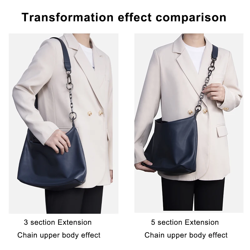 CRAZYSMITH Extender Chain Strap For Longchamp Hobo Bag Shoulder