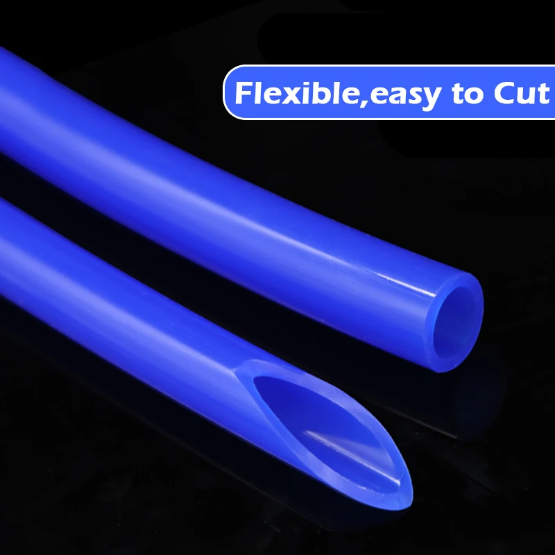 Silicone Tube 1M/3M/5M I.D2-40mm Heat Resistant High Pressure Fuel Cylinder Vacuum Cooling Pipe
