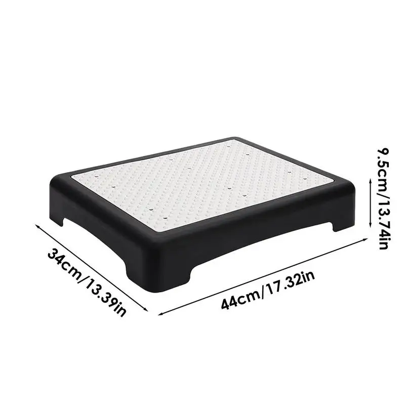 Portable Step Stool Anti Slip Mobility Step Stool Half Step Platform Step Riser for Elderly Disabled Shower Cars Stairs Bed 6
