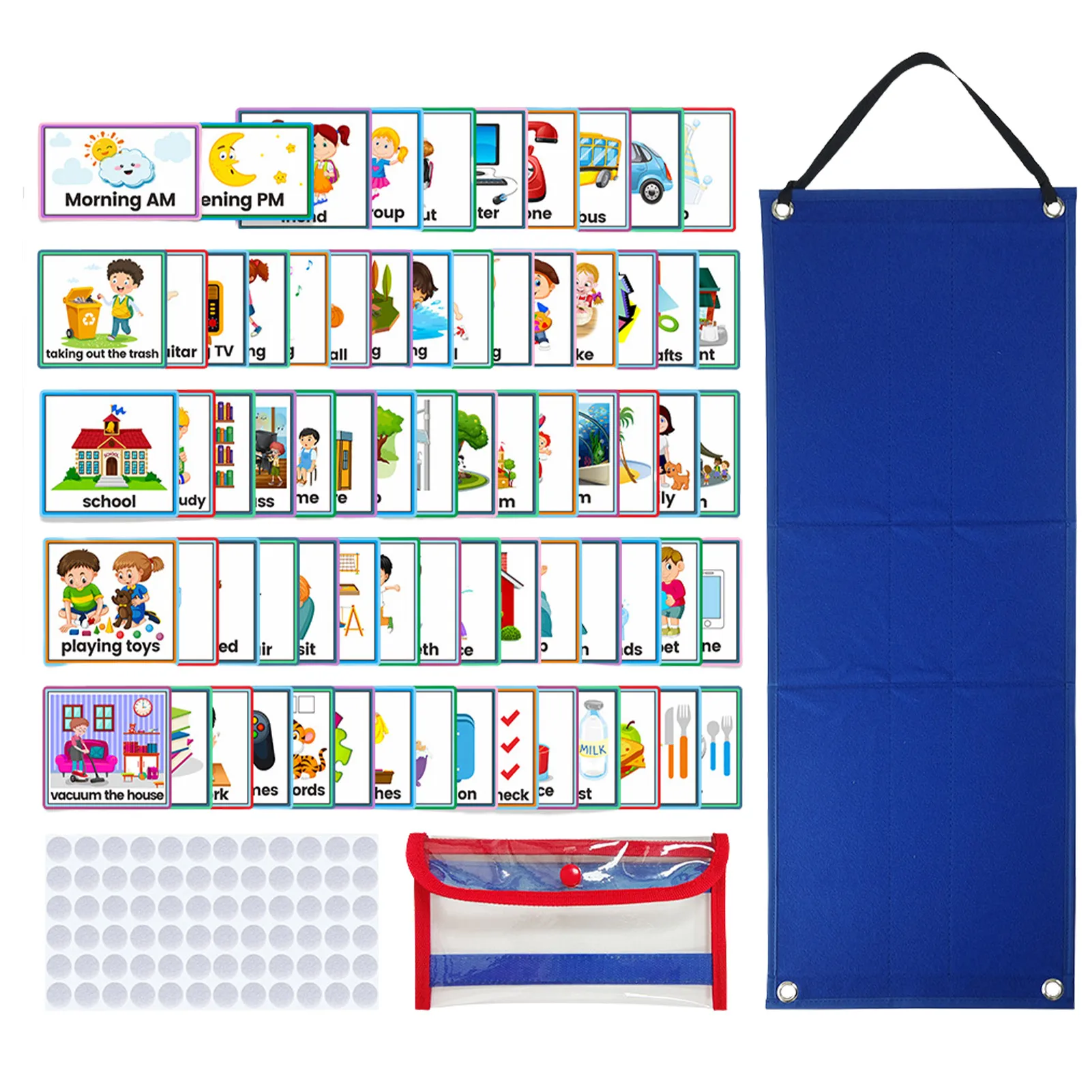 

70 Pieces Visual Schedule Cards Kids Schedule Charts With 70 Pieces Cards Visual Wall Planner For Breakfast Lunch Snacks Drinks