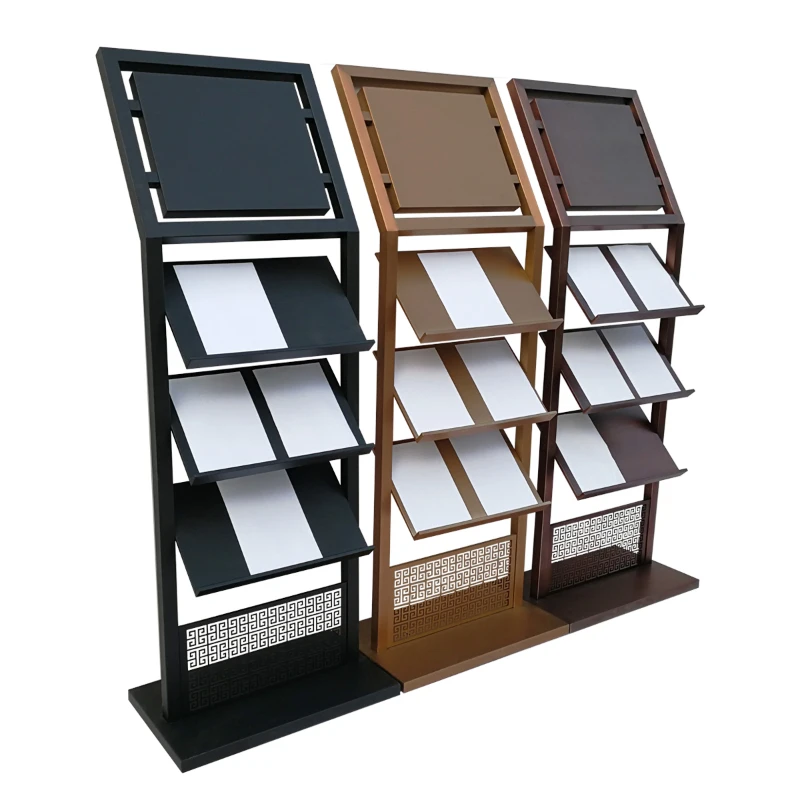 

Metal folding, information, sales office, layout diagram, magazine and newspaper rack, promotional brochure