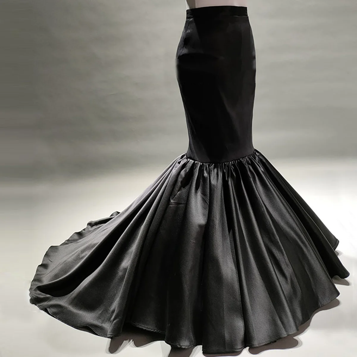 gothic-black-mermaid-maxi-skirt-high-waist-pleated-taffeta-long-evening-party-skirt-for-women-custom-made-mermaid-underskirt