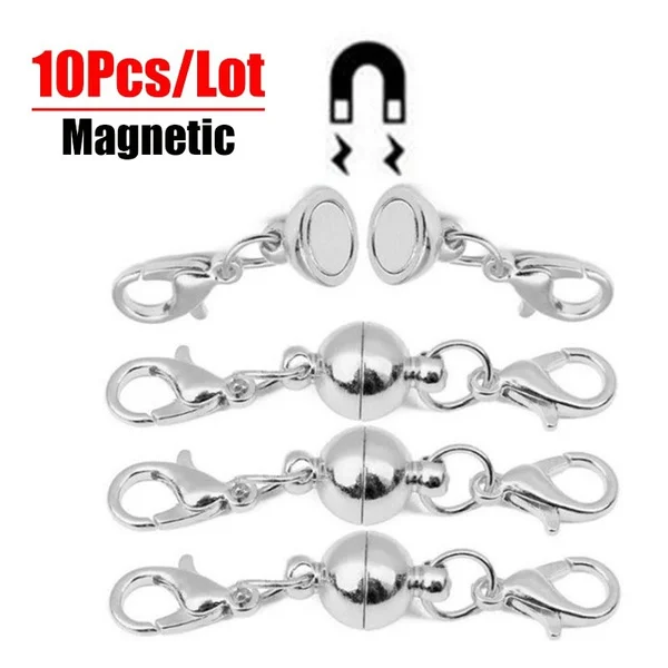 20Pcs Gold Metal Clasps with Lobster Clasp for Necklace