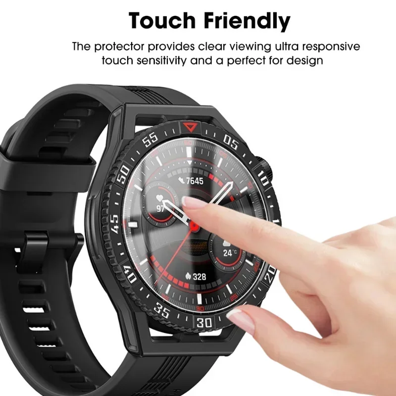 Premium Tempered Glass Smartwatch Screen Protector - Explosion-Proof Film Accessories