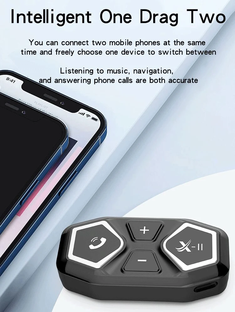 Motorcycle Helmet Bluetooth Headset With Type-c And Ipx6 Rating_voghion.com
