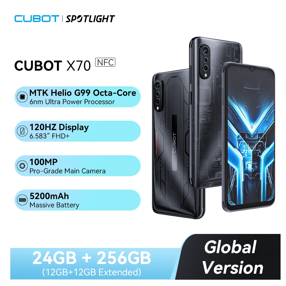 Cubot KingKong 9 24GB RAM(12GB+12GB extendidos) 256GB Helio G99