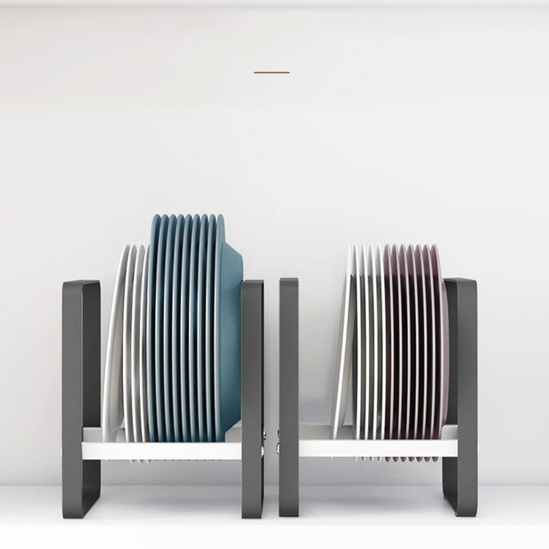 Cabinet Storage rack Kitchen Pot Plate Holder Multi-function Cooking Plate Pot Lid Dish Rack Chopping Board Bowl Metal Organizer 3