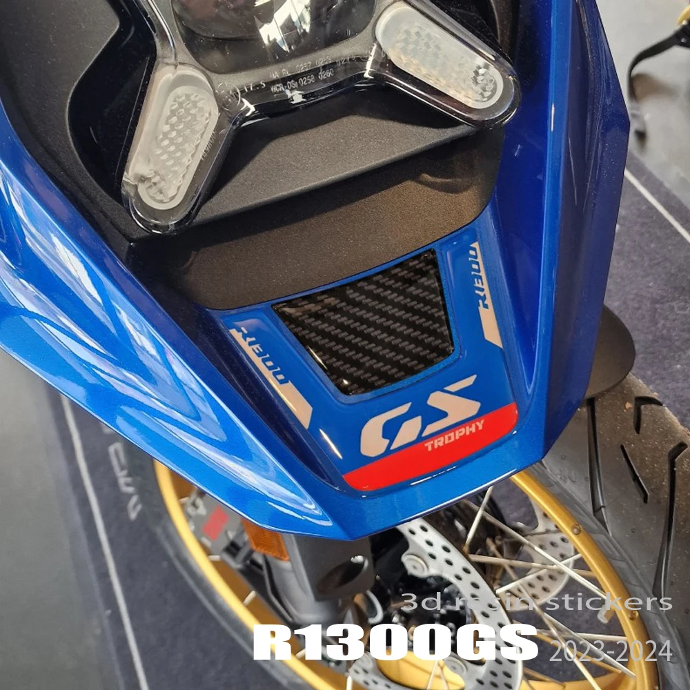 

Аксессуары GS 1300, 3D эпоксидная смола, наклейка, комплект защиты носка для BMW R 1300 GS R1300GS 2024, тройной черный