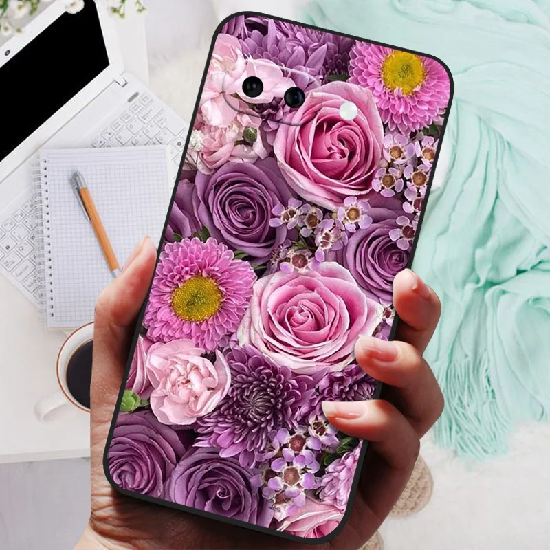Cartoon Silicone Back Cover Phone Case - Soft Bumper Coque