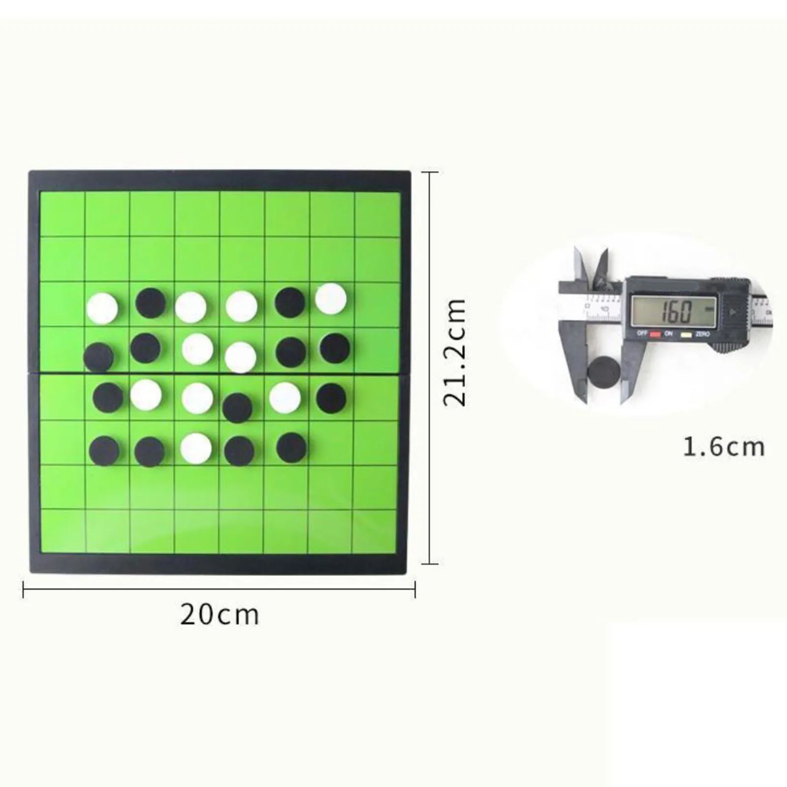 Reversi Chess with Folding Board 64 Game Pieces Portable Folding Reversi Othello Board Chess for Kids Adults board game table games folding chess board