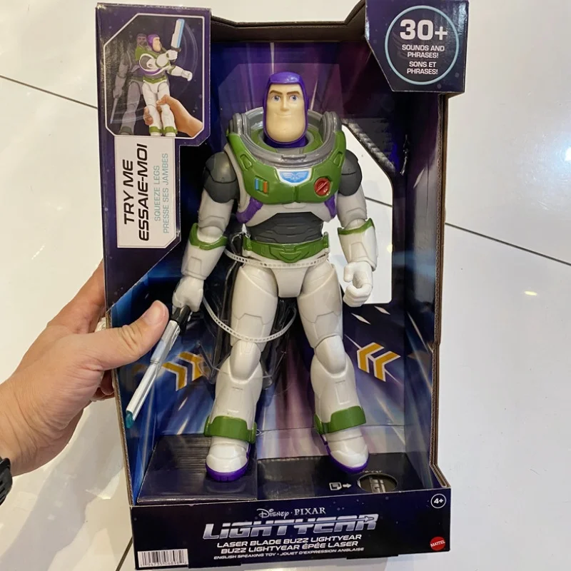 

New 30cm Sound Effects Disney Voice Buzz Lightyear Kawaii Model Action Toy Story Figure Movable Toy Christmas Birthday Gifts