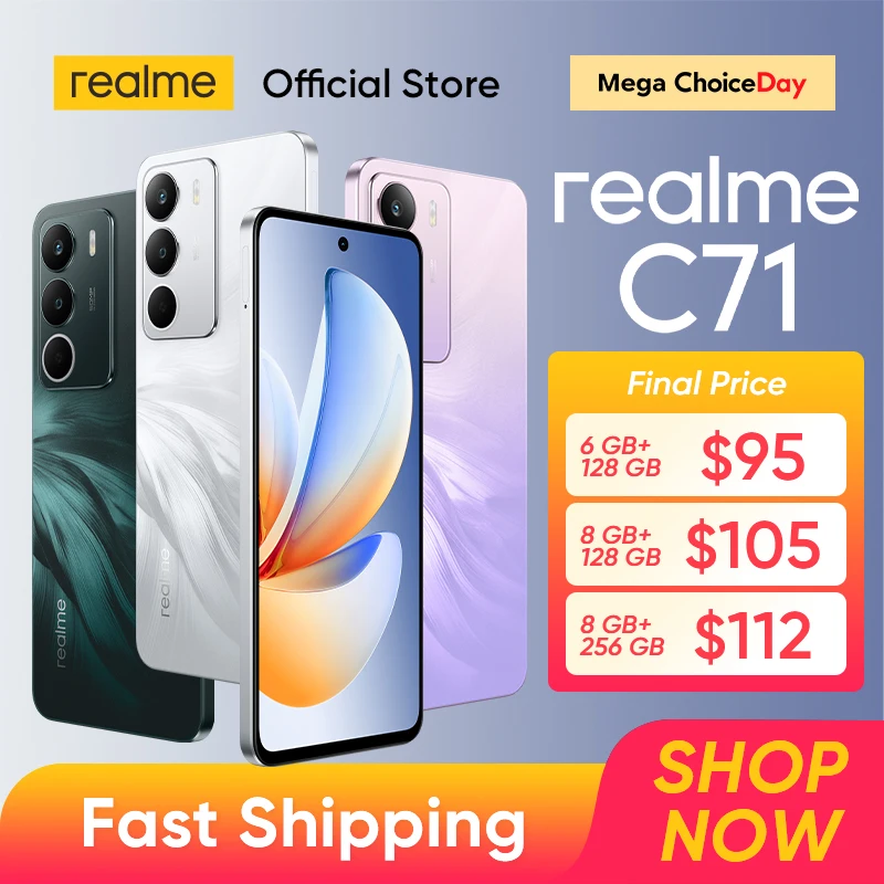 World Premiere] realme C71 Smartphone 6300mAh Battery 45W
